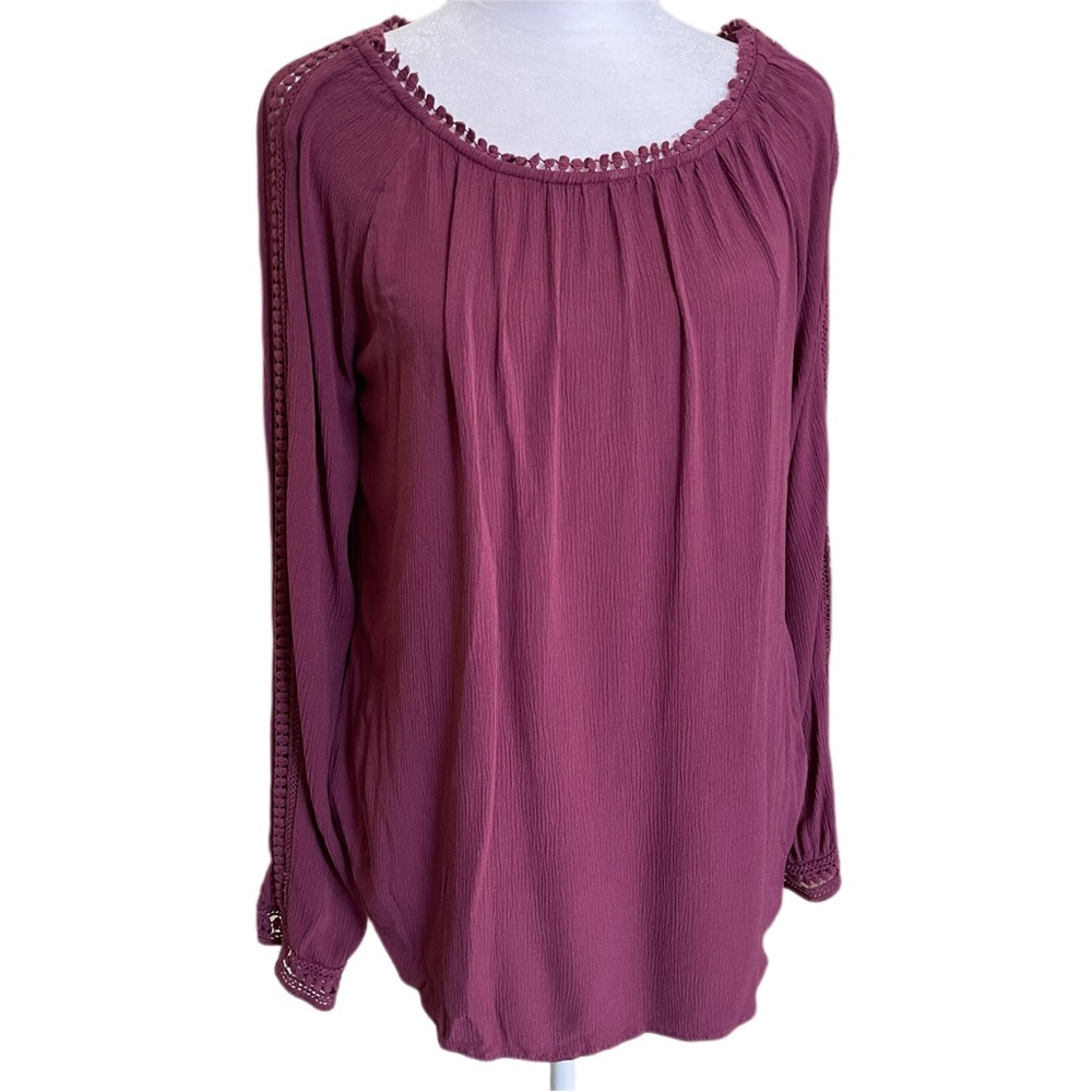 KNOX ROSE Purple Blouse